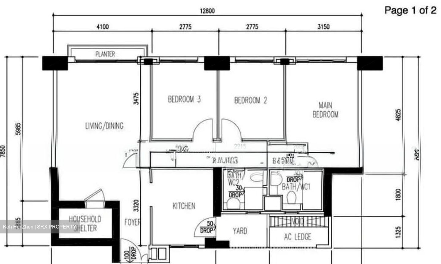 Blk 1 The Pinnacle@Duxton (Bukit Merah), HDB 4 Rooms #523732201
